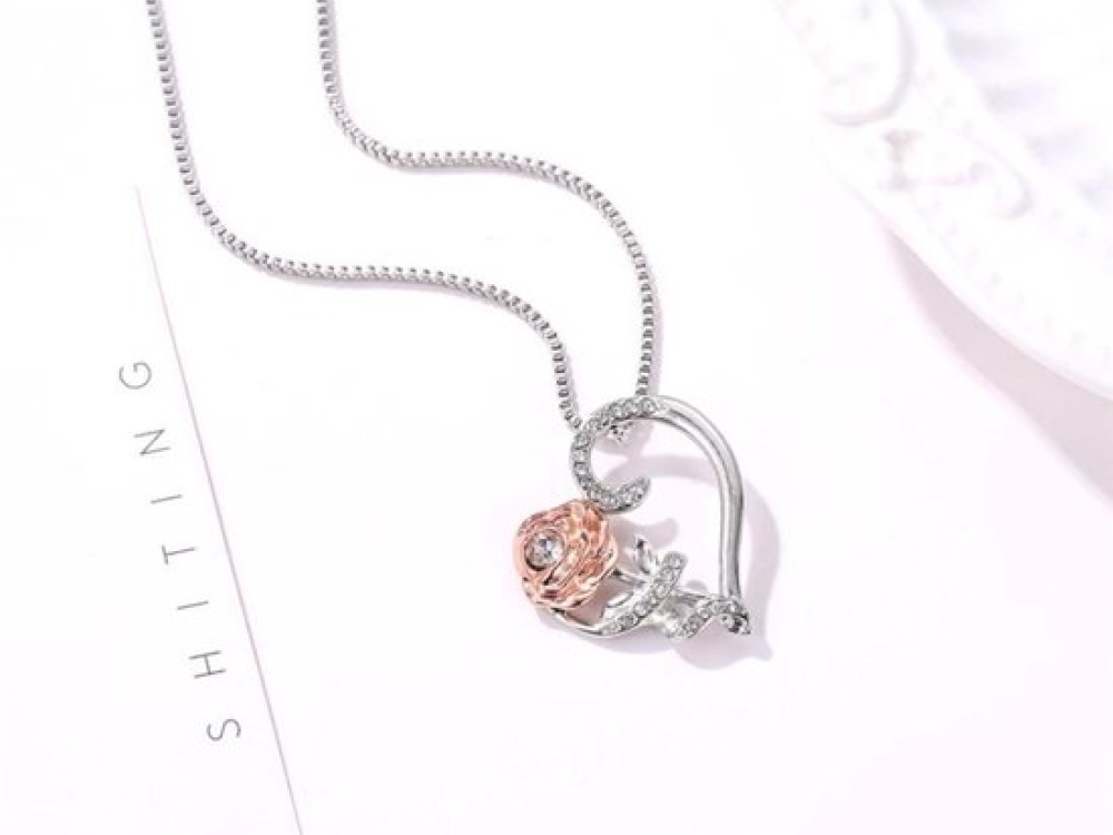 Malinsi Ketting Dames Roos Hart