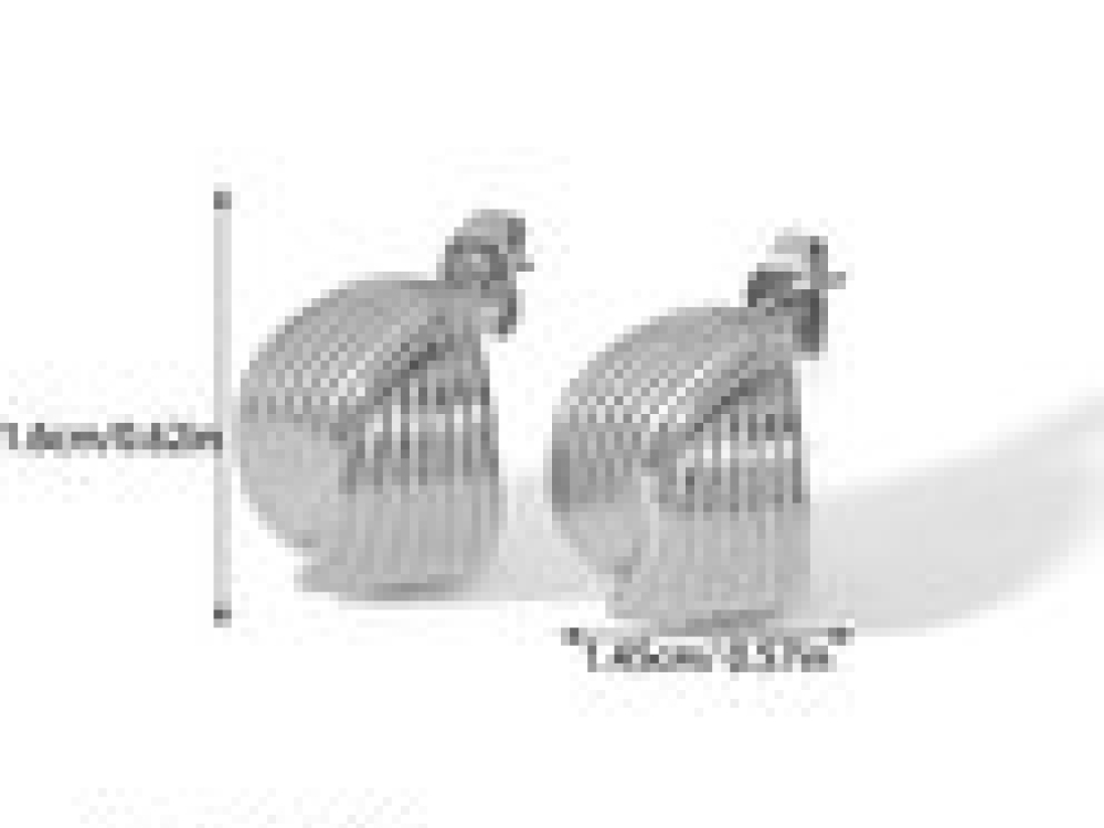 Oorbellen- Studs - Ribbel Gedraaid