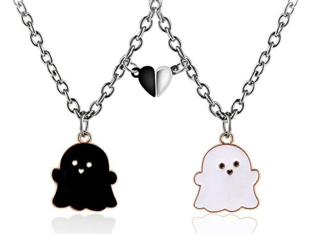 Bixorp Friends Halloween BFF Ketting voor 2 Spookjes