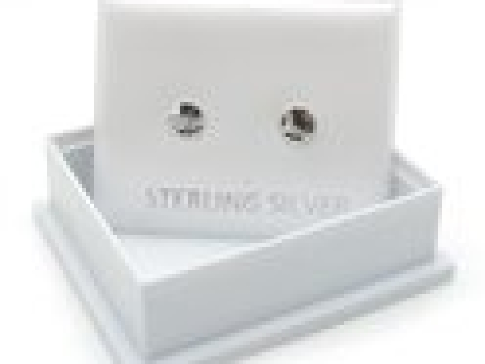 Zilveren oorknopjes met 4 mm plat rondje