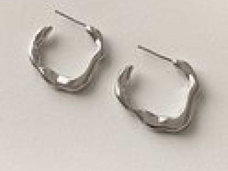 dames oorringen-zilverkleurig