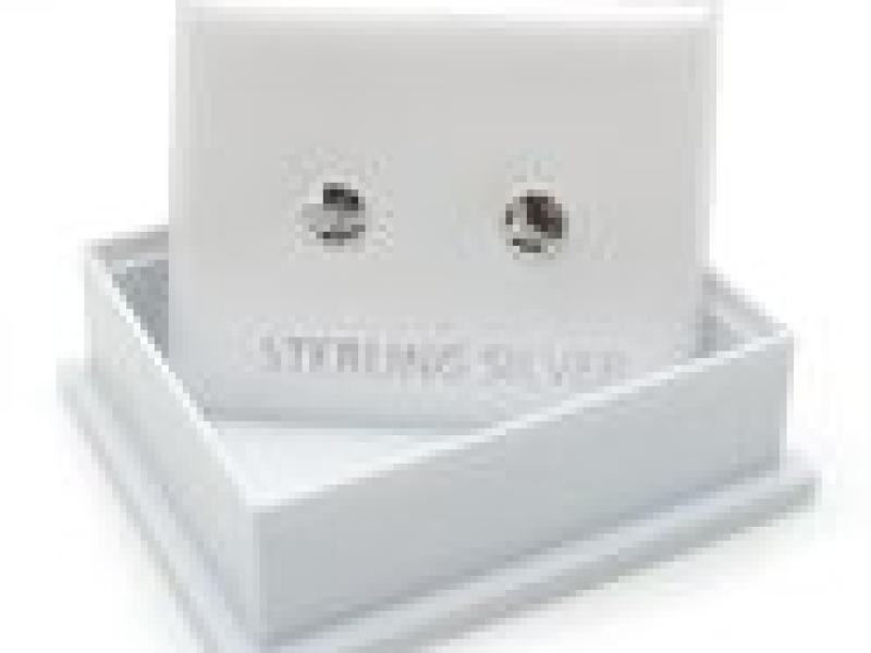 Zilveren oorknopjes met 4 mm plat rondje